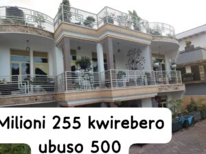 INZU NZIZA CYANE IGURISHWA KU I REBERO MILIYONI 255